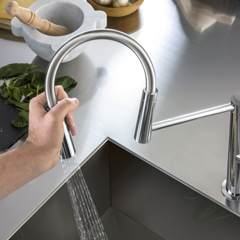 Vòi rửa bát NOBILI LEVANTE NB303 MV123300CR - 53 Vòi rửa bát NOBILI LEVANTE NB303 MV123300CR