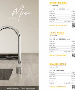 Vòi rửa bát NOBILI MANIA NB305C CU128137CR - 30 Vòi rửa bát NOBILI MANIA NB305C CU128137CR - 29