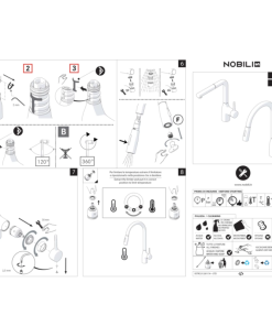 Vòi rửa bát NOBILI MANIA NB305C CU128137CR - 28 Vòi rửa bát NOBILI MANIA NB305C CU128137CR - 27