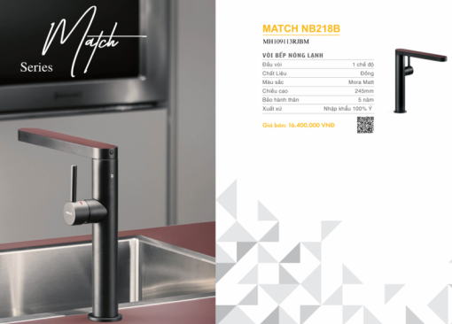 Vòi rửa bát NOBILI MATCH NB218B MH109113RJBM - 5