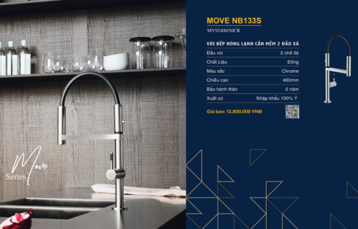 Vòi rửa bát NOBILI MOVE NB133S - 15