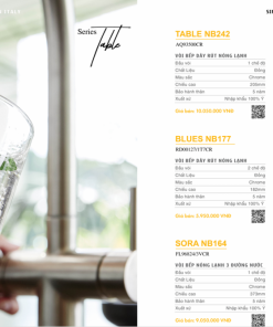 Vòi rửa bát NOBILI TABLE NB242 AQ93500CR - 25