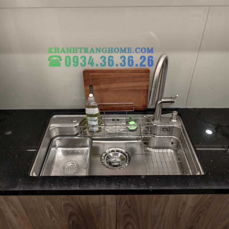 Chậu rửa bát NoBiNox LIKEN NL792D - 58 Chậu rửa bát NoBiNox LIKEN NL792D - 57