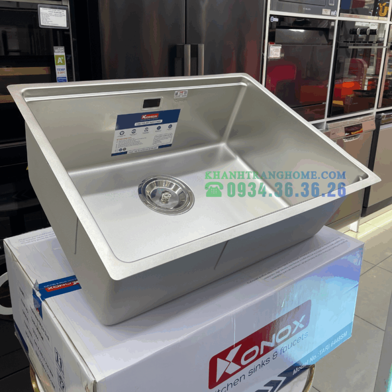 Chậu rửa bát KONOX TARI 6448SM - 32 Chậu rửa bát KONOX TARI 6448SM