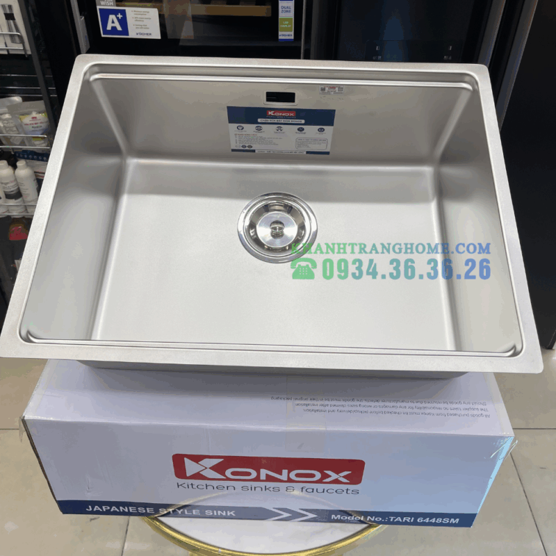 Chậu rửa bát KONOX TARI 6448SM - 33 Chậu rửa bát KONOX TARI 6448SM