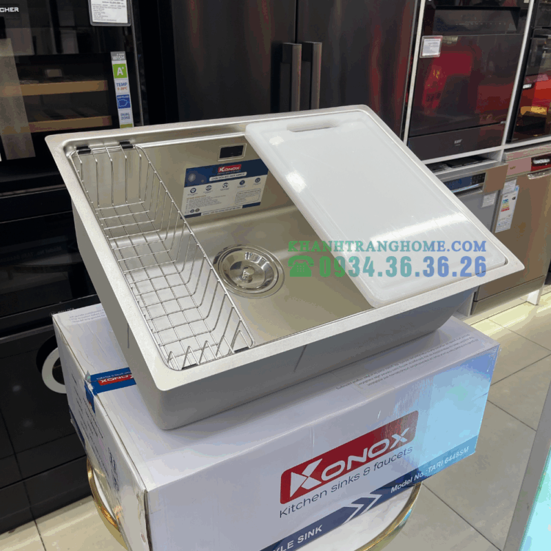 Chậu rửa bát KONOX TARI 6448SM - 34 Chậu rửa bát KONOX TARI 6448SM