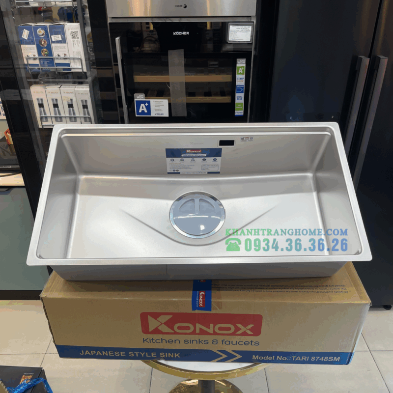 Chậu rửa bát KONOX TARI 8748SM - 41 Chậu rửa bát KONOX TARI 8748SM