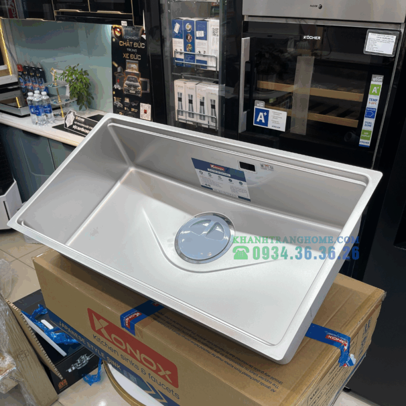 Chậu rửa bát KONOX TARI 8748SM - 44 Chậu rửa bát KONOX TARI 8748SM