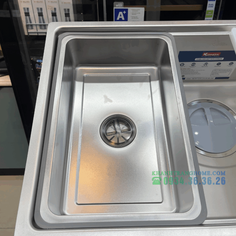 Chậu rửa bát KONOX TARI 8748SM - 46 Chậu rửa bát KONOX TARI 8748SM