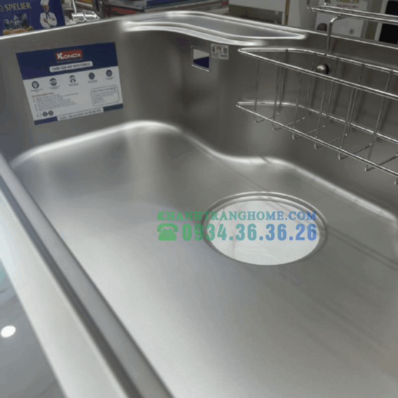 Chậu rửa bát KONOX TARI 9051SM - 58 Chậu rửa bát KONOX TARI 9051SM