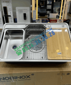 Chậu rửa bát NoBiNox LIKEN NL725D - 27 Chậu rửa bát NoBiNox LIKEN NL725D