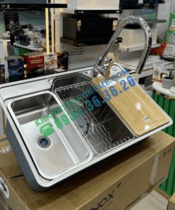 Chậu rửa bát NoBiNox LIKEN NL725D - 23 Chậu rửa bát NoBiNox LIKEN NL725D