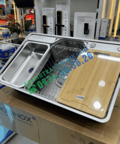 Chậu rửa bát NoBiNox LIKEN NL725D - 21 Chậu rửa bát NoBiNox LIKEN NL725D