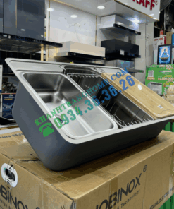 Chậu rửa bát NoBiNox LIKEN NL725D - 22 Chậu rửa bát NoBiNox LIKEN NL725D