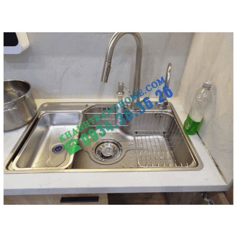 Chậu rửa bát NoBiNox LIKEN NL725D - 15 Chậu rửa bát NoBiNox LIKEN NL725D