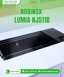 Chậu rửa bát NoBiNox LUMIA NJ511B - 49 Chậu rửa bát NoBiNox LUMIA NJ511B
