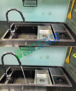 Chậu rửa bát NoBiNox LUMIA NJ511B - 55 Chậu rửa bát NoBiNox LUMIA NJ511B