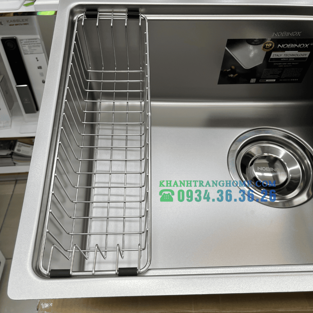 Chậu rửa bát NoBiNox ROSA NN974DT - 52 Chậu rửa bát NoBiNox ROSA NN974DT