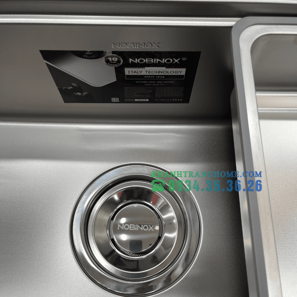Chậu rửa bát NoBiNox ROSA NN974DT - 56 Chậu rửa bát NoBiNox ROSA NN974DT