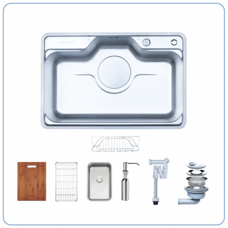 Chậu rửa bát NoBiNox LIKEN NL725D - 30 Chậu rửa bát NoBiNox LIKEN NL725D