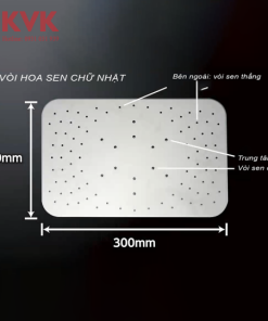 Vòi hoa sen KVK KF3170 - 6 Vòi hoa sen KVK KF3170