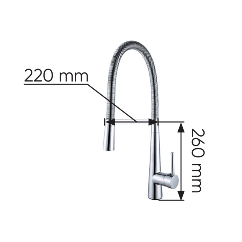 Vòi rửa KAFF KF-FC9106 - 4 Vòi rửa KAFF KF-FC9106