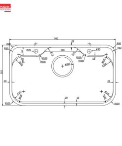 Chậu rửa bát KONOX TARI 9051SM