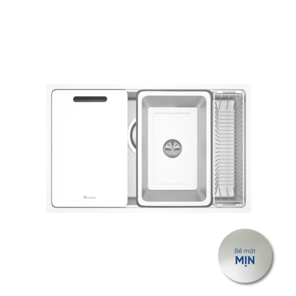 Chậu rửa bát KONOX TARI 7648SM - 12 Chậu rửa bát KONOX TARI 7648SM