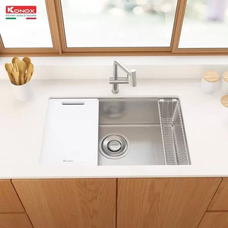 Chậu rửa bát KONOX TARI 7648SM - 14 Chậu rửa bát KONOX TARI 7648SM