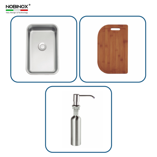Chậu rửa bát NoBiNox HIGON NH905 - 11