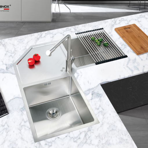 Chậu rửa bát NoBiNox LIKEN NL700 - 9