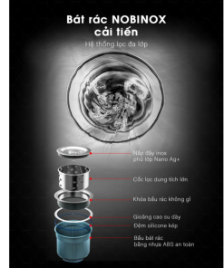 Chậu rửa bát NoBiNox LIKEN NL700 - 38 Chậu rửa bát NoBiNox LIKEN NL700 - 37