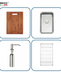 Chậu rửa bát NoBiNox LIKEN NL724D - 67