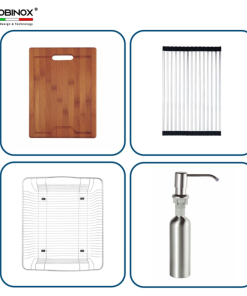 Chậu rửa bát NoBiNox LIKEN NL746 - 26 Chậu rửa bát NoBiNox LIKEN NL746 - 25