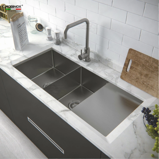 Chậu rửa bát NoBiNox LIKEN NL748 - 9