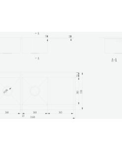 Chậu rửa bát NoBiNox LIKEN NL749 - 18 Chậu rửa bát NoBiNox LIKEN NL749 - 17