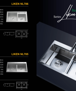 Chậu rửa bát NoBiNox LIKEN NL785 - 26 Chậu rửa bát NoBiNox LIKEN NL785 - 25