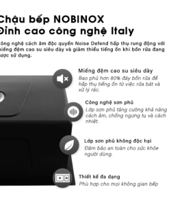 Chậu rửa bát NoBiNox LIKEN NL785 - 30 Chậu rửa bát NoBiNox LIKEN NL785 - 29