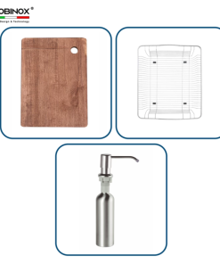 Chậu rửa bát NoBiNox LIKEN NL786 - 24 Chậu rửa bát NoBiNox LIKEN NL786 - 23