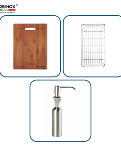 Chậu rửa bát NoBiNox LIKEN NL792D - 35