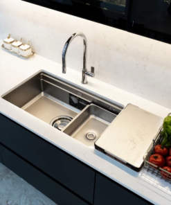 Chậu rửa bát NoBiNox LIRA NJ562D - 42 Chậu rửa bát NoBiNox LIRA NJ562D - 41