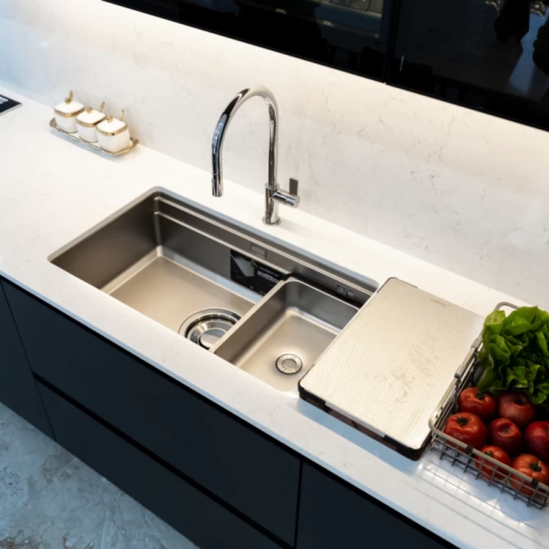 Chậu rửa bát NoBiNox LIRA NJ562D - 50 Chậu rửa bát NoBiNox LIRA NJ562D