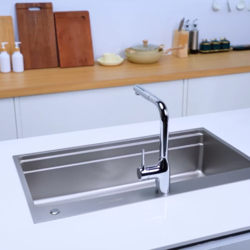 Chậu rửa bát NoBiNox LIRA NJ564D - 7