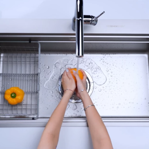 Chậu rửa bát NoBiNox LIRA NJ564D - 13