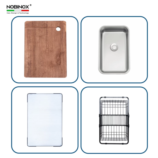 Chậu rửa bát NoBiNox LIRA NJ564D - 17