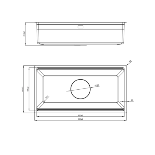 Chậu rửa bát NoBiNox LIRA NJ566D - 3