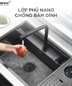 Chậu rửa bát NoBiNox LUMIA NJ510B - 30 Chậu rửa bát NoBiNox LUMIA NJ510B - 29