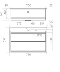 Chậu rửa bát NoBiNox MOSE NA808 00008ALBR70SP - 27