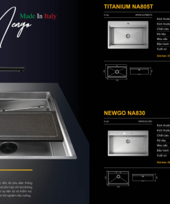 Chậu rửa bát NoBiNox NEWGO NA830 00008ALGI81 - 25