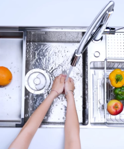 Chậu rửa bát NoBiNox RAZIA NJ577 - 52 Chậu rửa bát NoBiNox RAZIA NJ577 - 51